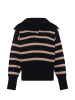 VINAJA Women Sweater in Schwarz Beige