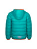 Trollkids Jacke "Dovrefjell" in Blaugrün/Hellorange