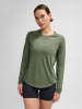 Hummel Hummel T-Shirt Hmlmt Yoga Damen Atmungsaktiv Leichte Design in DEEP LICHEN GREEN