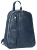 Samantha Look Rucksack echt Leder in blau