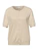 Street One LTD_QR_short sleeve cardigan in Beige Melange