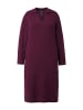 Ulla Popken Kleid in dunkel weinrot