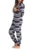 NORMANN Jumpsuit Overall Schlafanzug NorwegerLook Overall Kapuze - 51285 in marine