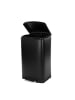 5five Simply Smart Müllbehälter mit Pedal ARIANE, 20 l in Schwarze Matte, 29,5 x 53,3 x 30 cm