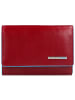 Piquadro Blue Square Geldbörse RFID Leder 12 cm in red