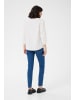 Kaffe Langarm-Bluse KAlila in Chalk