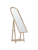 Beliani Standspiegel CHAMBERY in Braun - (W) 43 x (H) 170 x (L) 57 cm