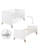 roba roba Babybett Ole 70 x 140 cm höhenverstellbar - Weiß