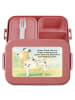 Mr. & Mrs. Panda Lunchbox Hund Australien Shepherd Design mit Sp... in Rot Pastell