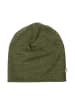 Joha Beanie aus Merinowolle in dunkelolive