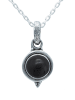 mantraroma 925er Silber - Ketten (L) 11 x (B) 24 mm mit Onyx