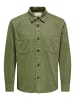 ONLY & SONS Overshirt in Olive Night