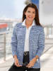 WITT WEIDEN Strickjacke in blau-meliert