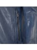 JILANI Lederjacke Lammnappa in Blau