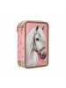Depesche 3-Fach Federtasche CLASSIC inkl. Stifte Miss Melody 7,5 x 13 x 20 cm rosa in rosa
