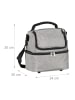 relaxdays Kühltasche in Grau - 10 l