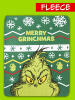 The Grinch The Grinch Fleecedecke Merry Grinchmas Kuscheldecke 130 x 170 cm in grün