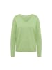 Pullover in bamboo green melange