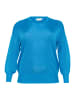 KAFFE curve Strickpullover KCankia Regular fit in Malibu Blue