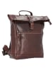 Leonhard Heyden Roma Business-Rucksack Leder 40 cm Laptopfach braun
