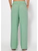 SASSYCLASSY Lässige Hose aus Viskose-Leinen-Mix in Hellgrün