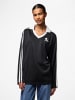 Pieces Langarm-Poloshirt in Black 1