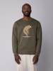 wat? Apparel Sweatshirt Fahrradbär in Khaki