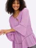 sheego 3/4-Arm-Bluse in orchidee