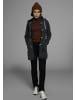 Polarino Strickfleecejacke in anthrazit