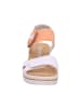 rieker Sandalen in weiss/aprikot