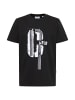 Carlo Colucci T-Shirt Eusebi in Schwarz