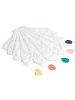 Beliani Krabbelmatte KADMEA in Weiß/Bunt - (W) 110 x (H) 3 x (L) 110 cm