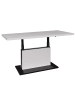 58 aufm Kessel COUCHTISCH Höhenverstellbar Else 4 120x49x70 Holzwerkstoff Ice White
