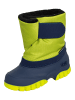 Spirale Kinder-Winterstiefel Kovu gefüttert in lime/blau