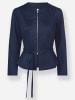 Heine Lederimitat-Blazer in marine