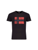 NORWAY 1963 Schwarzes Baumwoll-T-Shirt