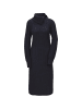 GOLDNER Kurzgröße:  Strickkleid mit asymmetrischem Kragen in marine
