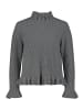 CARTOON Strickpullover mit Stehkragen in Grau