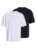 JACK & JONES Junior 2er Pack Basic T-Shirts JJEURBAN EDGE TEE in white