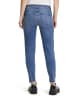 CARTOON Used Look-Jeans mit verkürztem Bein in Blue Used Denim