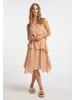 IZIA Midikleid in Orange Beige