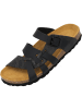 Palado Pantoletten Kreta in Schwarz Python