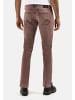 Camel Active Slim Fit 5-Pocket Jeans in Rot-Braun