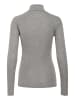 Kaffe Langarm-Shirt KAronia Slim fit in Grey Melange