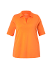 Ulla Popken Poloshirt in helles orange