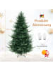 COSTWAY 240 cm Künstlicher Weihnachtsbaum mit Beleuchtung in Grün