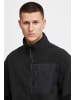 BLEND Fleecejacke Sweatshirt in Schwarz