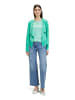 Betty Barclay Ringelshirt mit U-Boot-Ausschnitt in Green/Cream