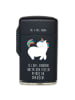 Mr. & Mrs. Panda Feuerzeug Einhorn Stolzieren mit Spruch in Schwarz