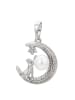 NAEMI Women Pendant in Silver White